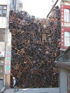What an incredible image - it takes a lot to wow me and I am wowed by how this one done with all these chairs!